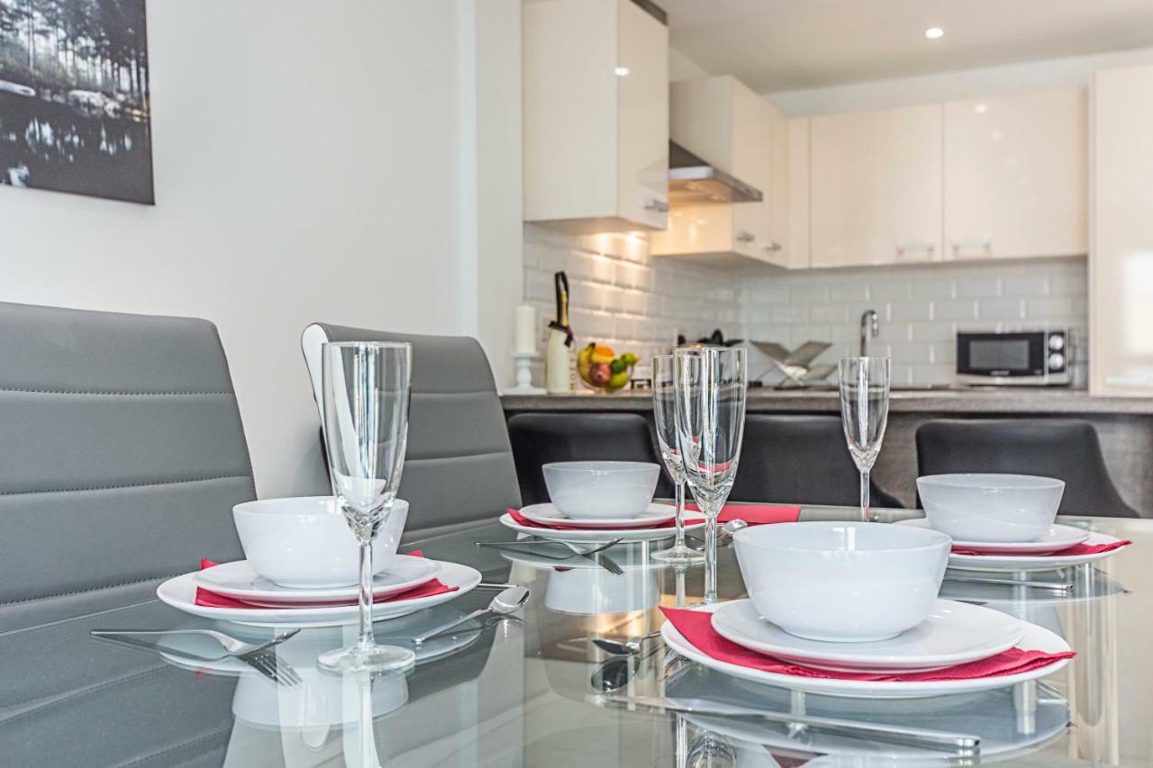 Modern Apartment Canary Wharf Londres Exterior foto